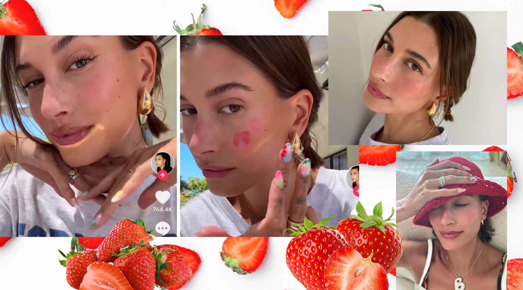 “Strawberry Girl” Makeup Look