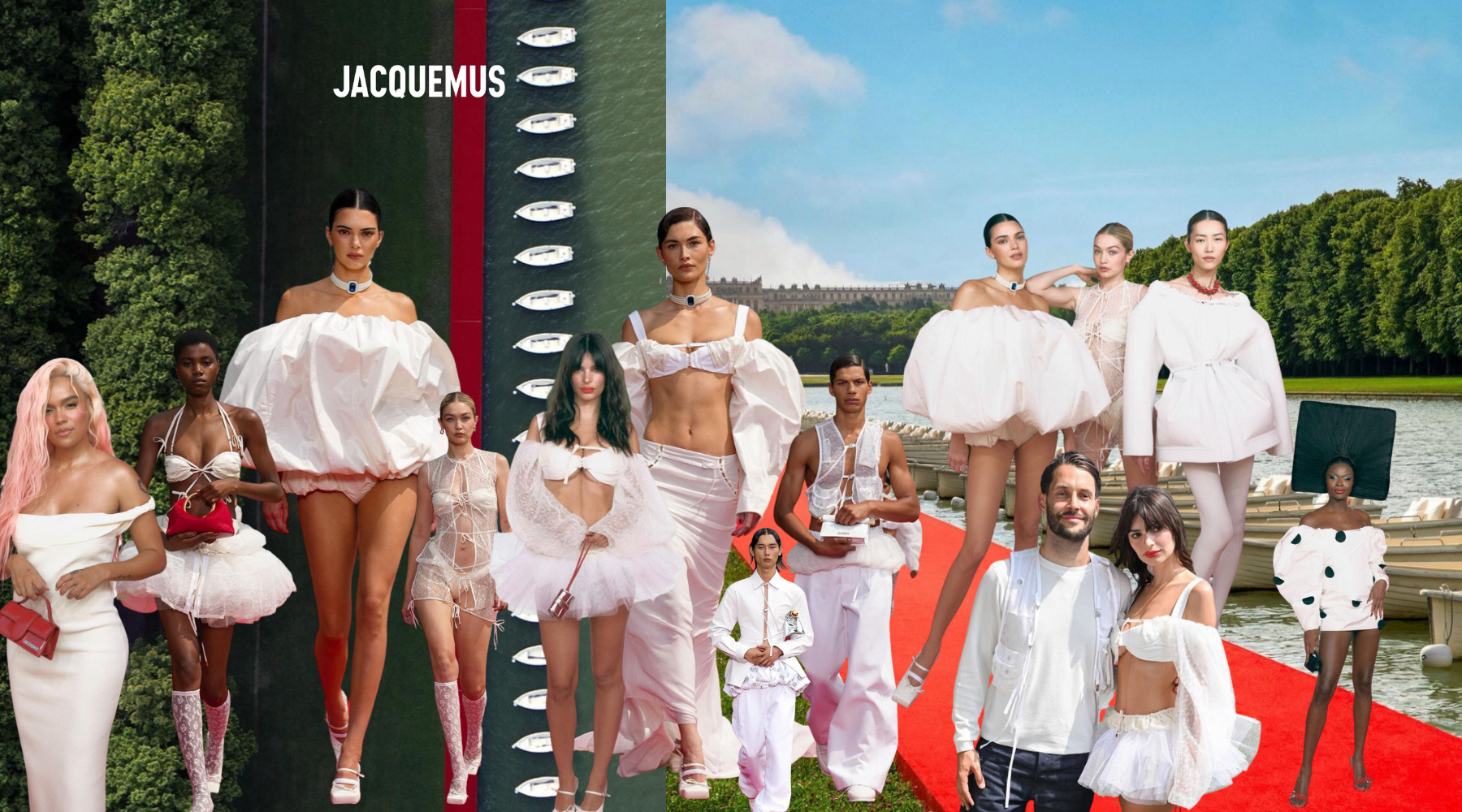 Jacquemus Fall 2023 "Le Chouchou" Collection in Versailles